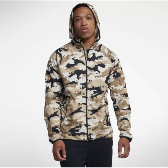 nike dri fit camo jacket